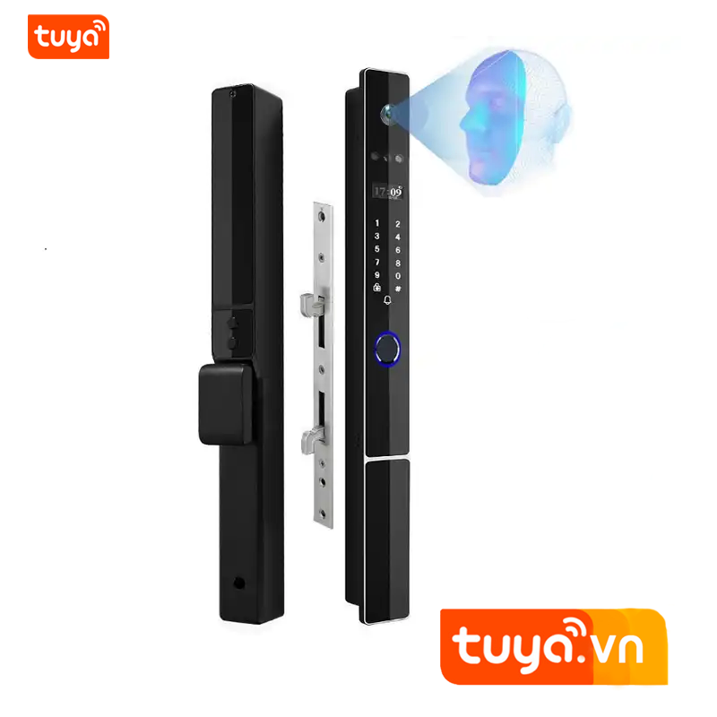 Khóa Cửa Nhôm Xingfa Nhận Diện Khuôn Mặt 3D Wifi Tuya SHP-DLS10