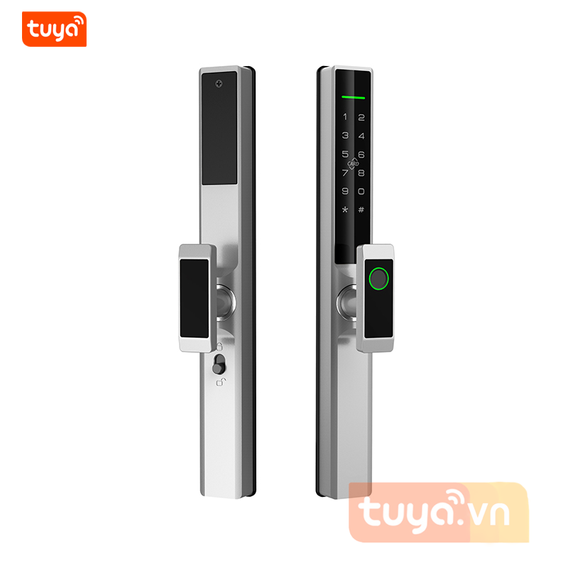 Khóa Cửa Nhôm Xingfa Chống Nước Chuẩn IP65 Wifi Tuya S610