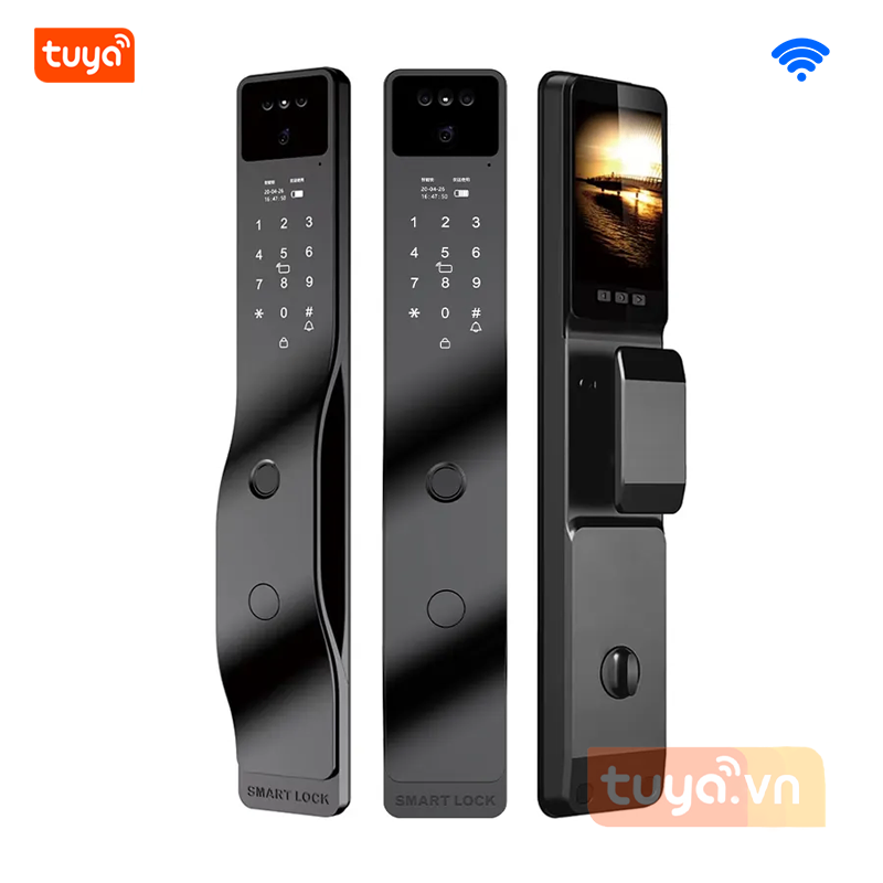 Khóa Cửa Gỗ Nhận Diện Gương Mặt FaceID Wifi Tuya SHP-DL11F18