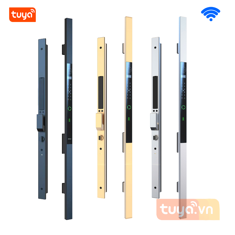 Khóa Cửa Cao Cấp Nhôm Xingfa Chống Nước FaceID IP65 Wifi Tuya SHP-DLS10v7