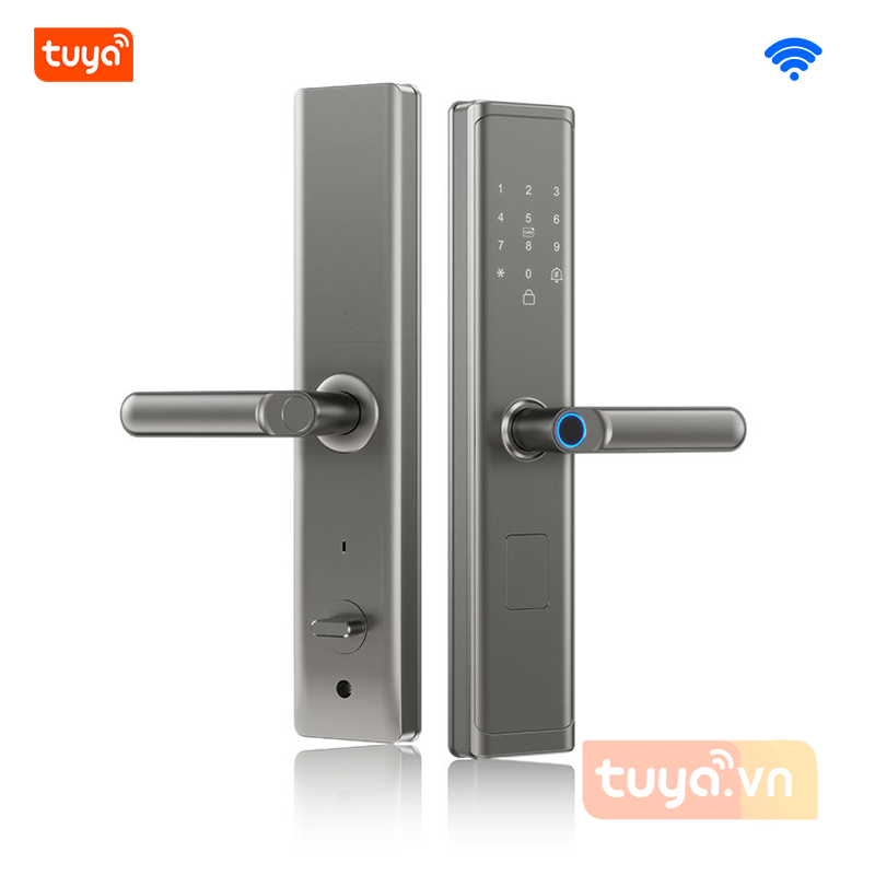 Khóa Cửa Gỗ Thông Minh Wifi Tuya DL7DF