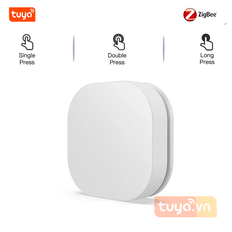 Công Tắc Ngữ Cảnh 1 Nút Dán Zigbee Tuya ZNC2.