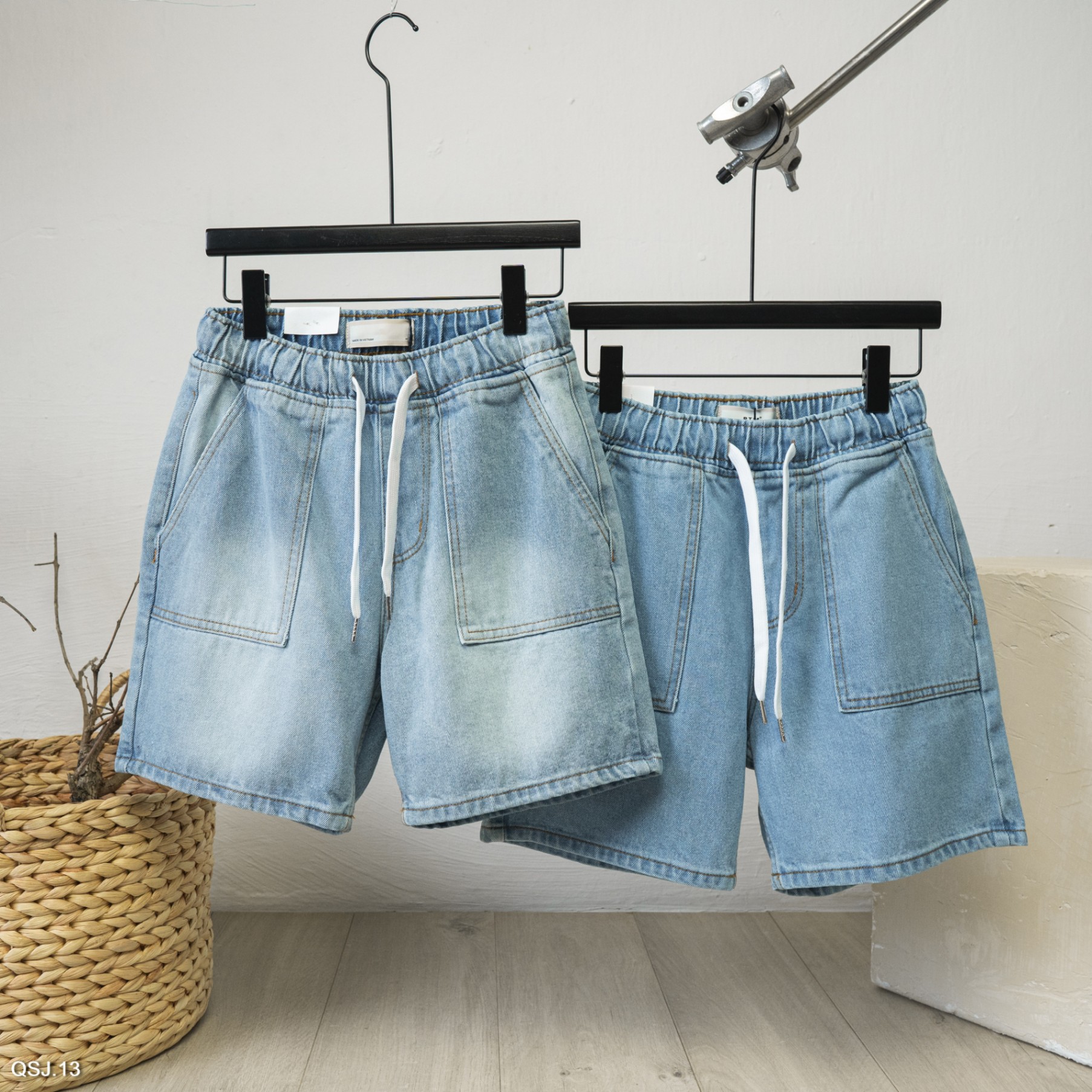 QUẦN SHORT JEAN-13-BTM