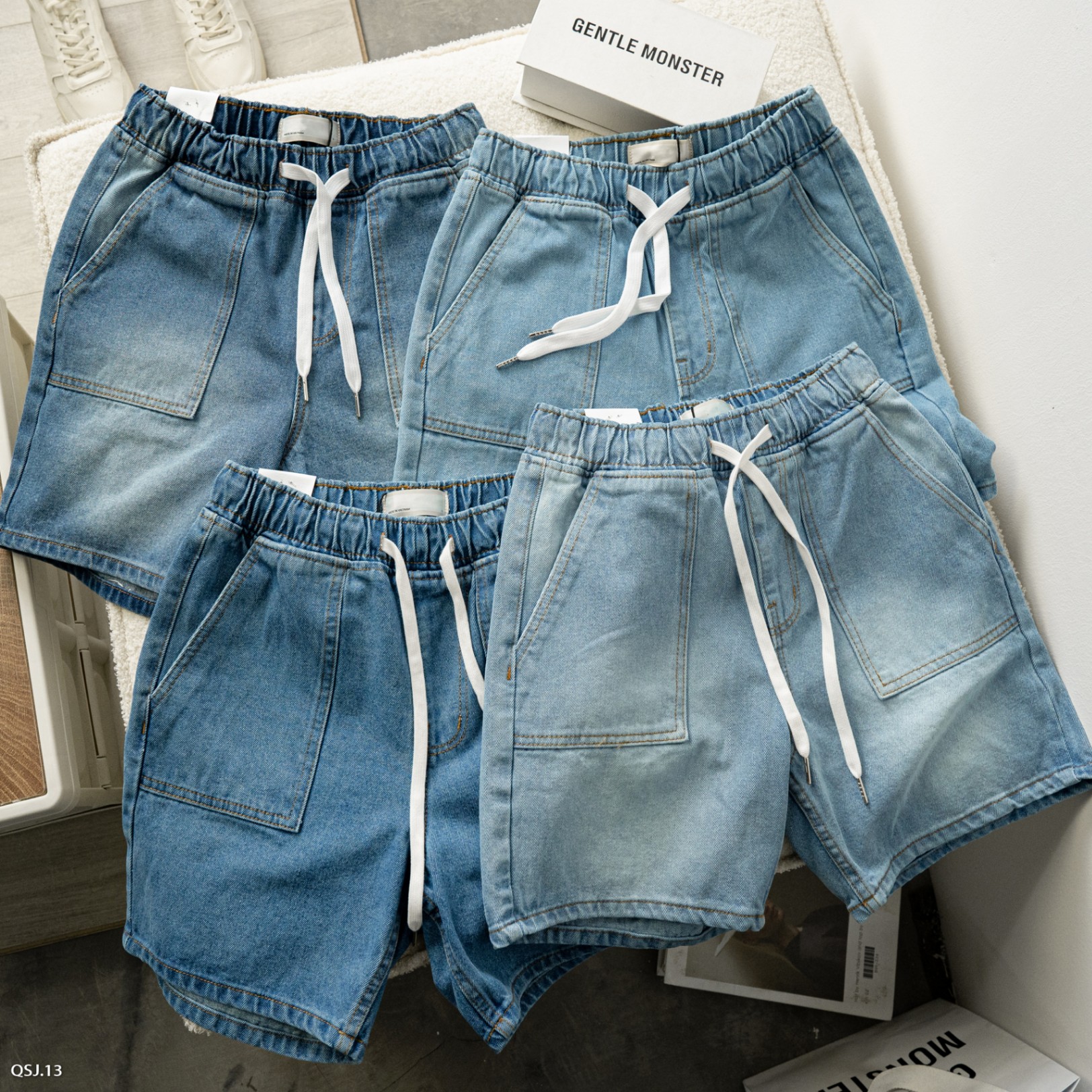 QUẦN SHORT JEAN-13-BTM