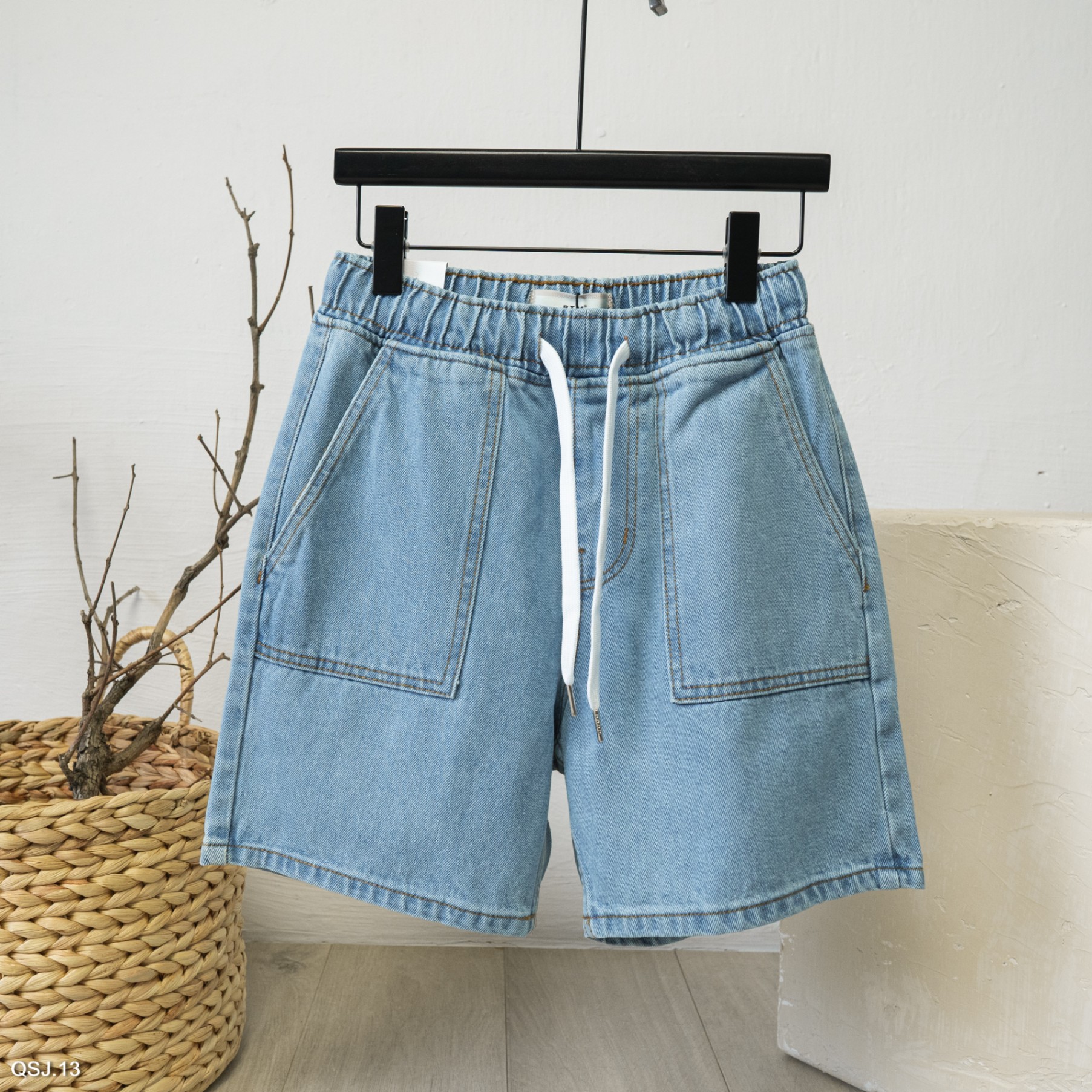QUẦN SHORT JEAN-13-BTM