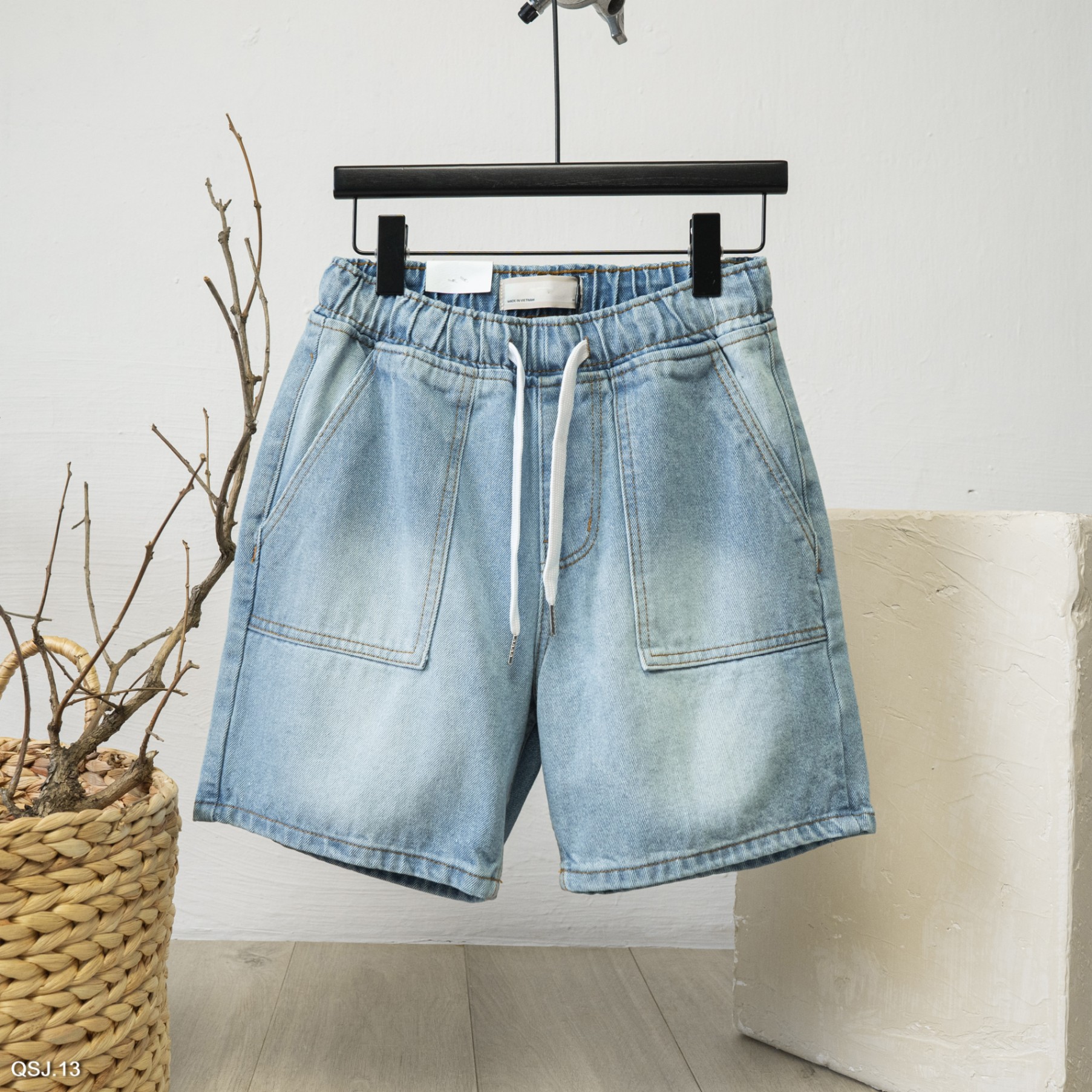 QUẦN SHORT JEAN-13-BTM