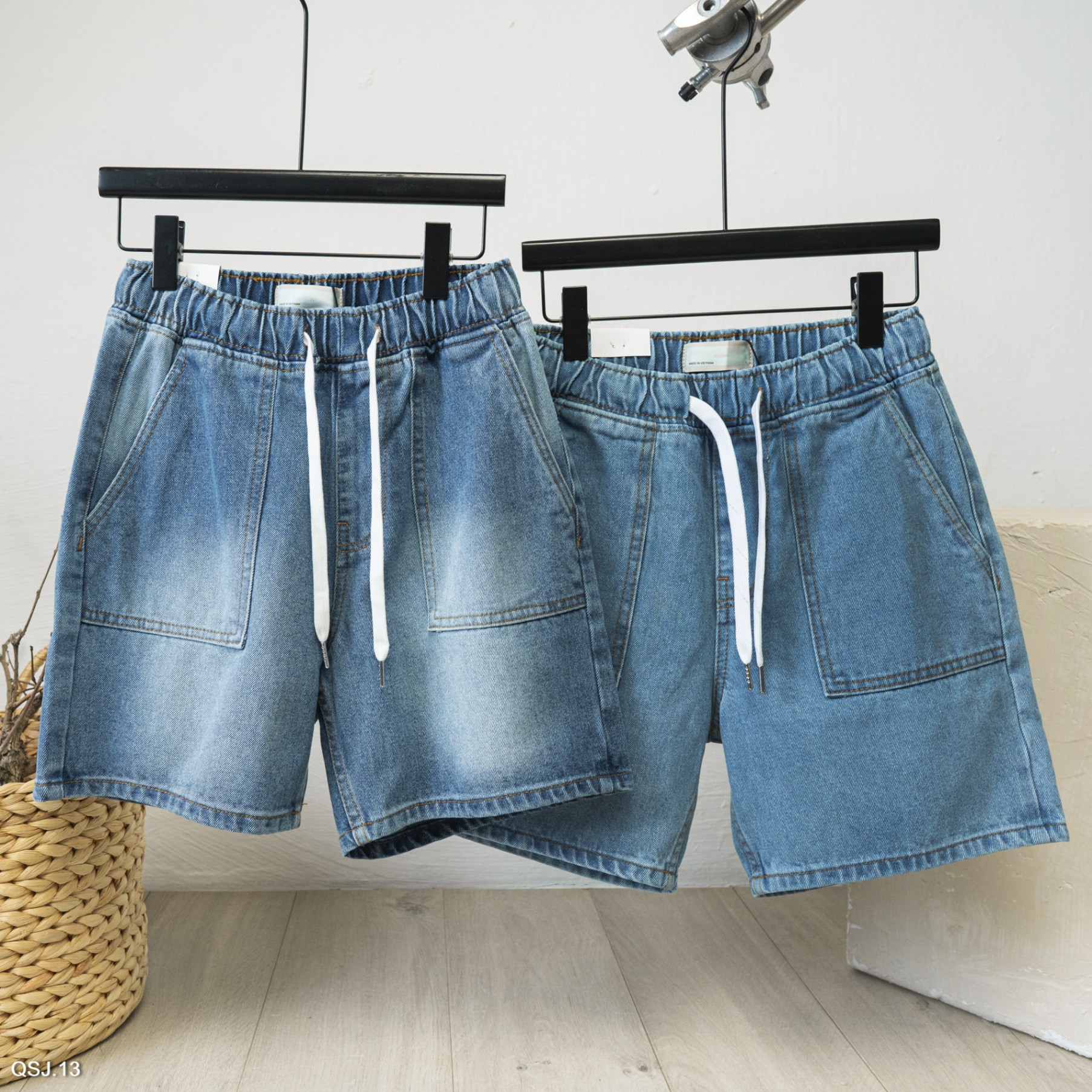 QUẦN SHORT JEAN-13-BTM