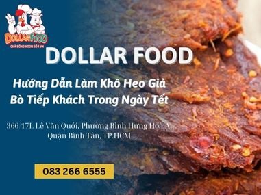 Hướng Dẫn Làm Khô Heo Giả Bò Tiếp Khách Trong Ngày Tết