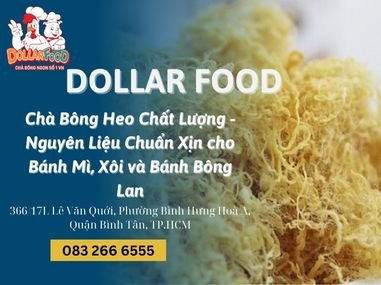 Chà Bông Heo Chất Lượng - Nguyên Liệu Chuẩn Xịn cho Bánh Mì, Xôi và Bánh Bông Lan