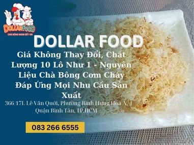 Giá Không Thay Đổi, Chất Lượng 10 Lô Như 1 - Nguyên Liệu Chà Bông Cơm Cháy Đáp Ứng Mọi Nhu Cầu Sản Xuất