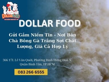 Gửi Gắm Niềm Tin - Nơi Bán Chà Bông Gà Trắng Sợi Chất Lượng, Giá Cả Hợp Lý