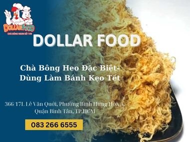 Chà Bông Heo Đặc Biệt- Dùng Làm Bánh Kẹo Tết