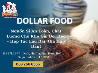 Chà Bông Dollar Food - Topping Không Thể Thiếu Của Ẩm Thực Việt