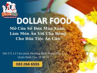 Mở Cửa Sổ Đón Mùa Xuân, Làm Món Ăn Với Chà Bông Cho Bữa Tiệc Ân Cần