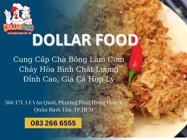 Cung Cấp Chà Bông Làm Cơm Cháy Hòa Bình Chất Lượng Đỉnh Cao, Giá Cả Hợp Lý