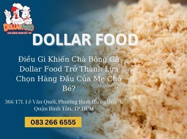 Điều Gì Khiến Chà Bông Gà Dollar Food Trở Thành Lựa Chọn Hàng Đầu Của Mẹ Cho Bé?