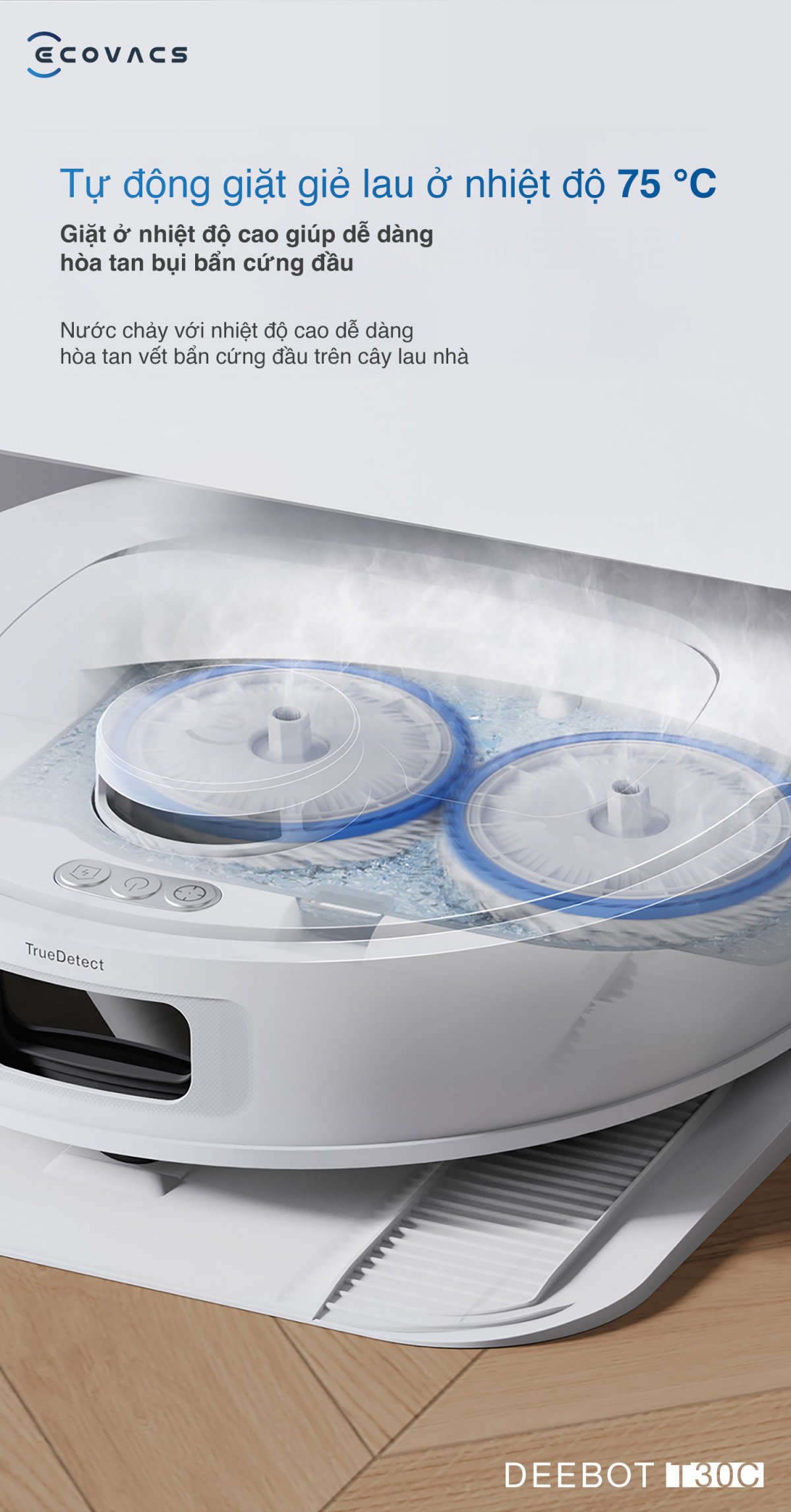 Robot hút bụi Ecovacs Deebot T30C