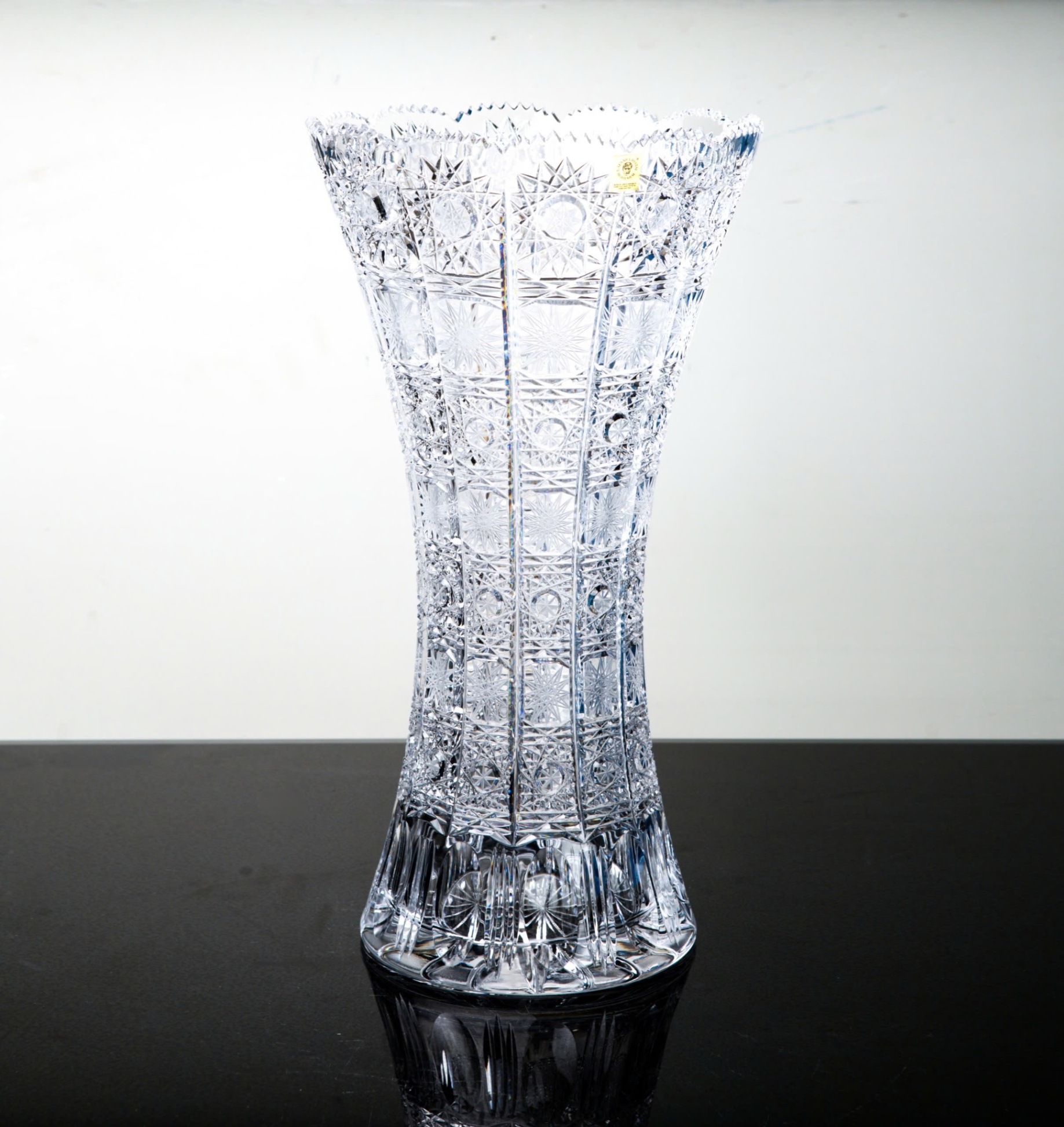 LỌ HOA PHA LÊ BÓ MẠ 35CM/ MÀI 57