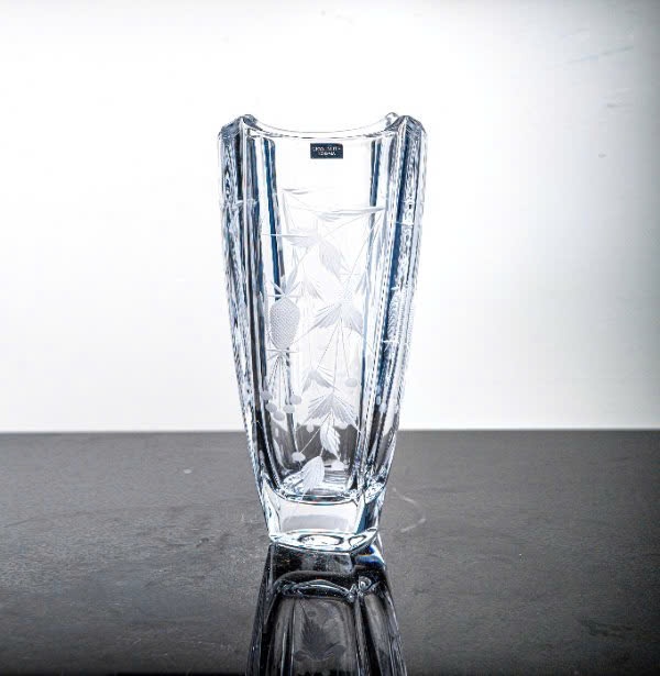 LỌ HOA BOM VUÔNG 30CM/ MÀI DÂU