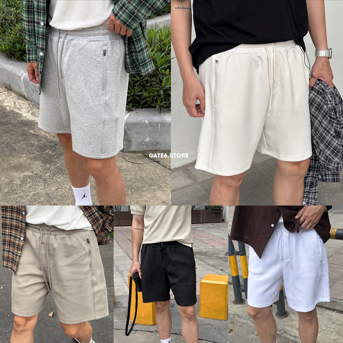 Short KAF nỉ vạch hông 25