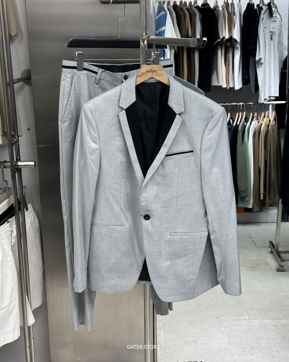 Set blazer Z viền đen 23