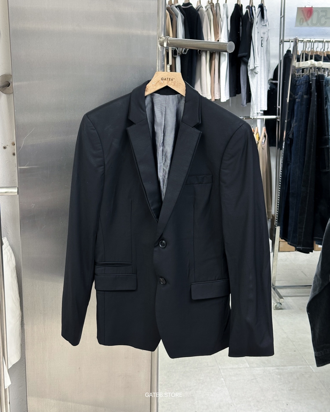 Khoác C blazer cổ đôi 06