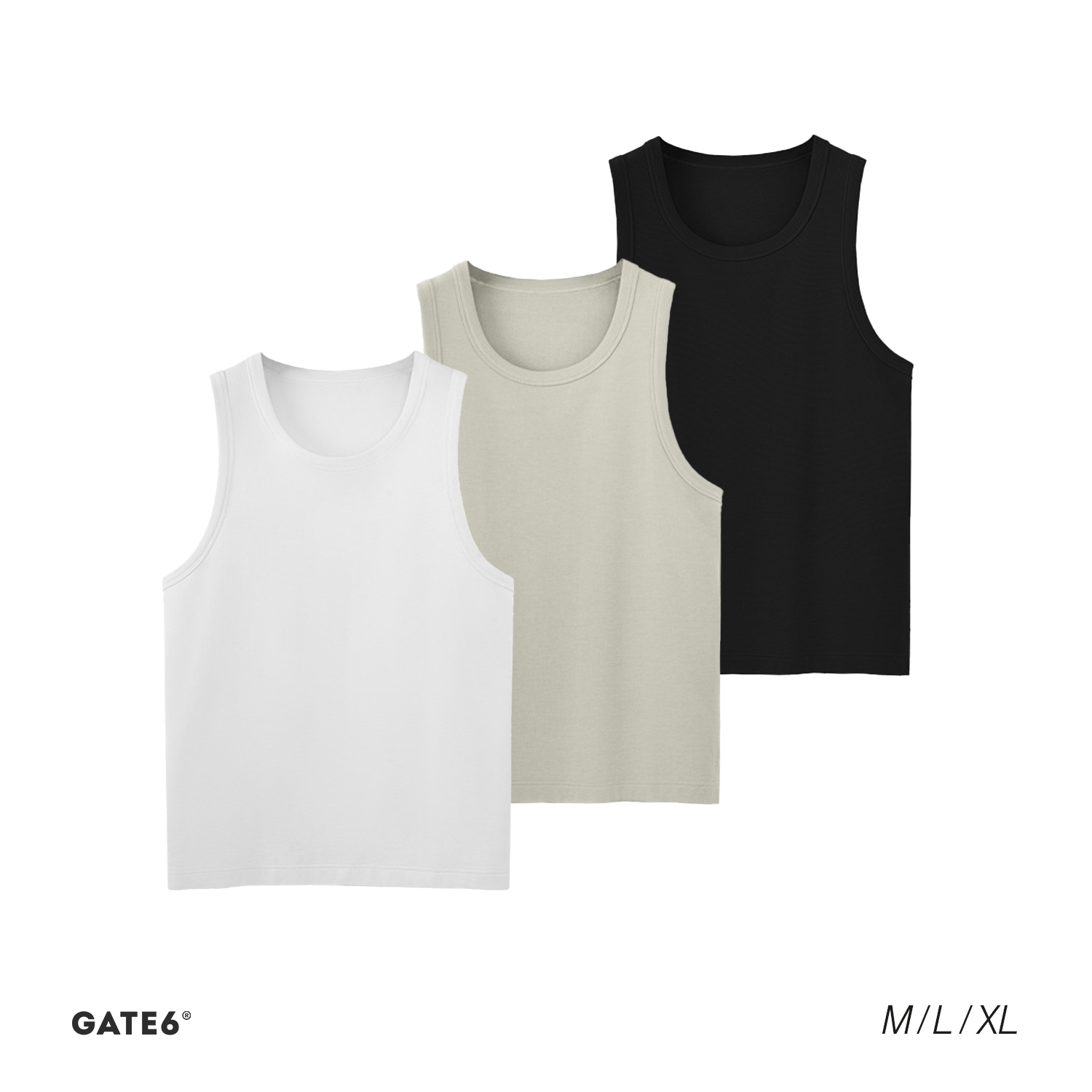 Phông IF Navy Tanktop 270G