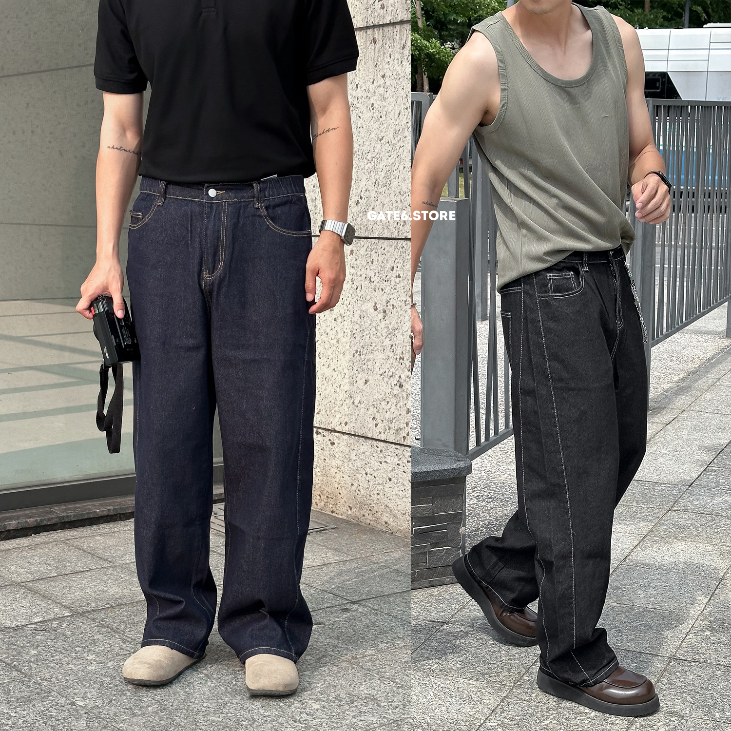 Jean HL wide lưng chun 2385