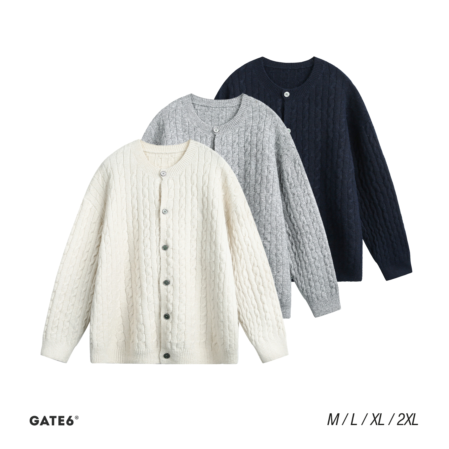Khoác HL len cardigan 4158