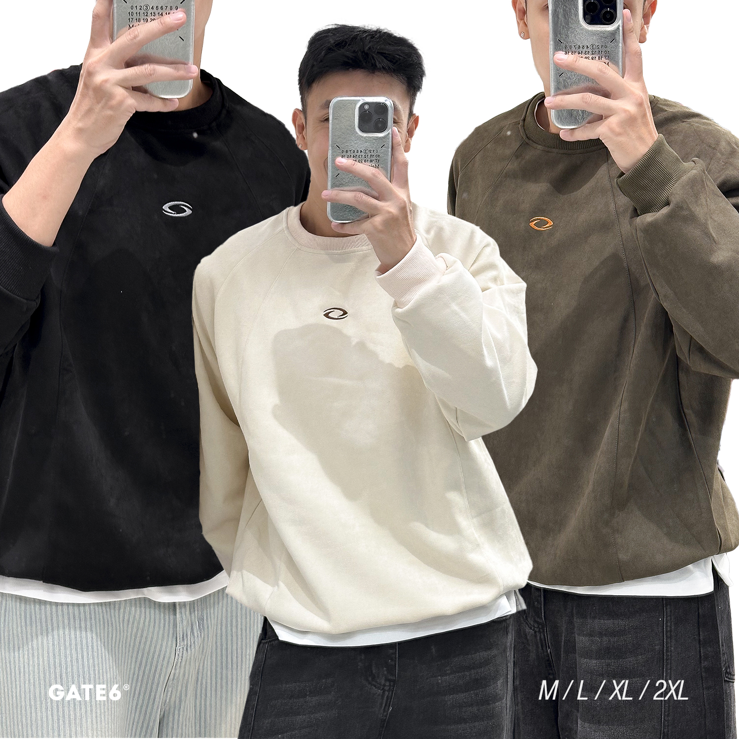 Nỉ HL nhung vạch vai 3968