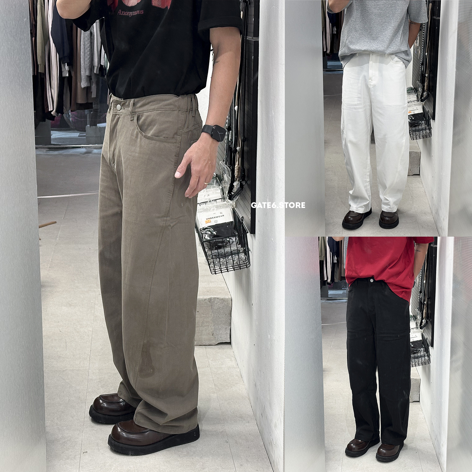 Jean HL wide trơn 2444
