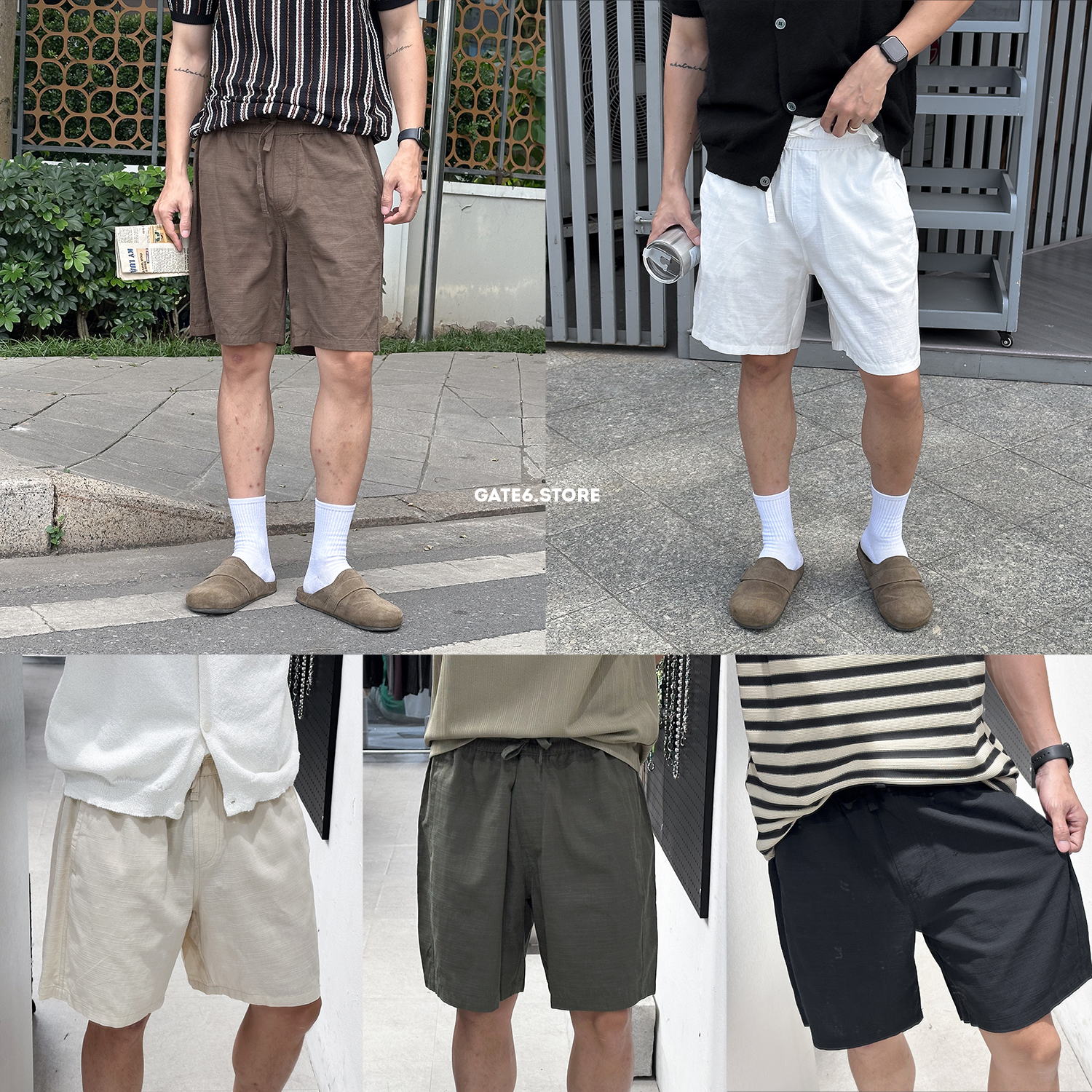 Short KAF linen xước chun 326
