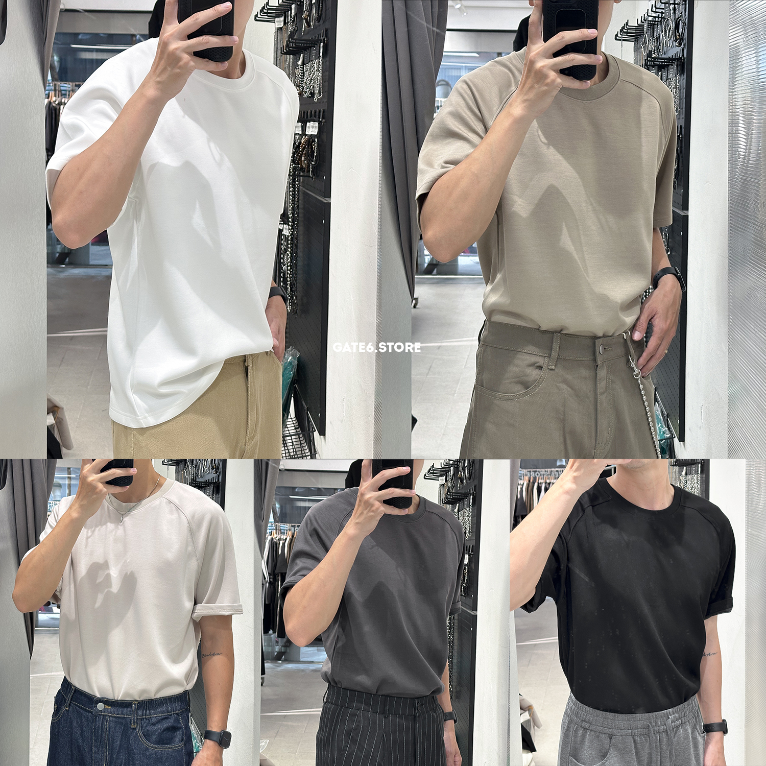 Phông KAF raglan cotton 326