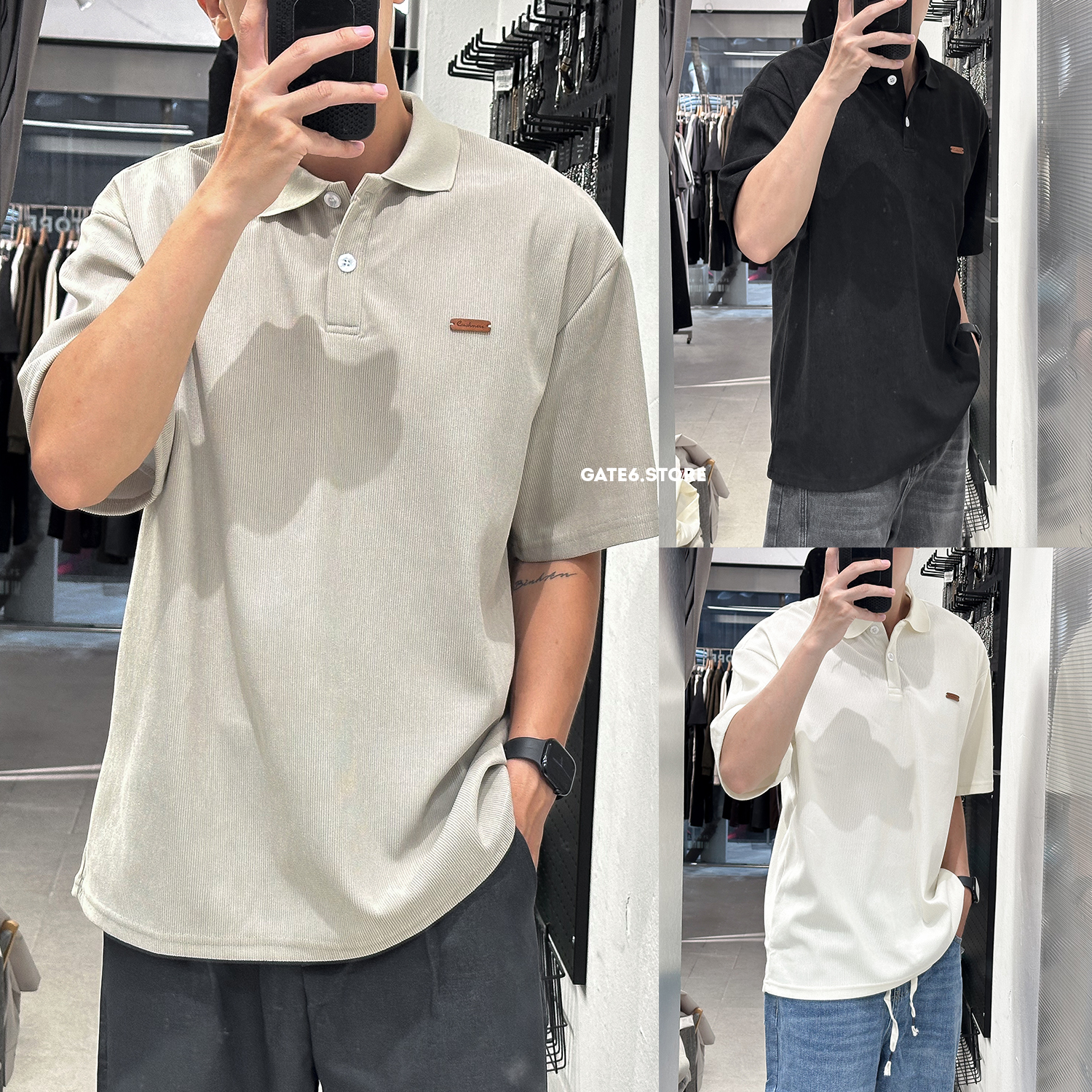 Polo HL cotton vân 7201