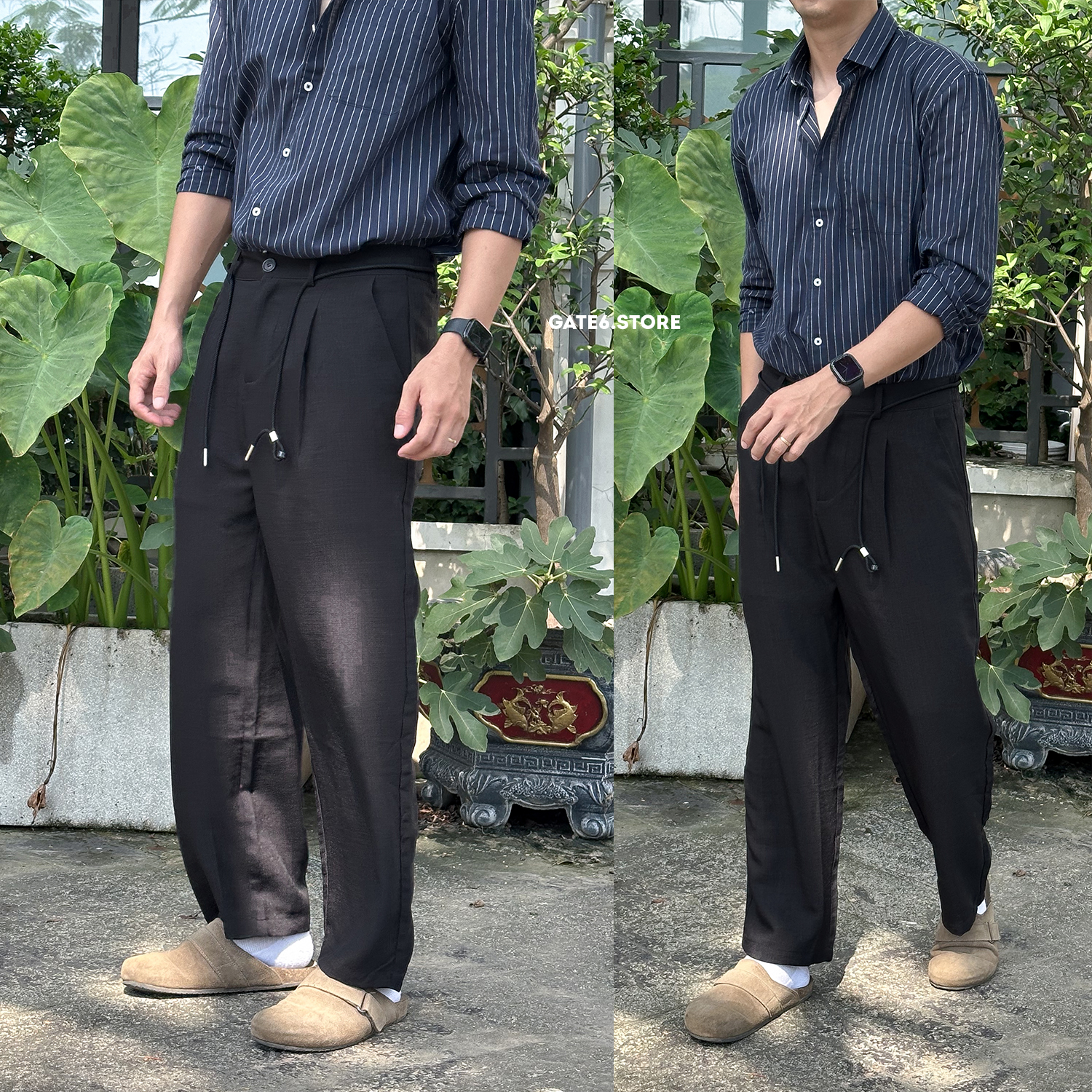 Quần HL linen dây rút 2713