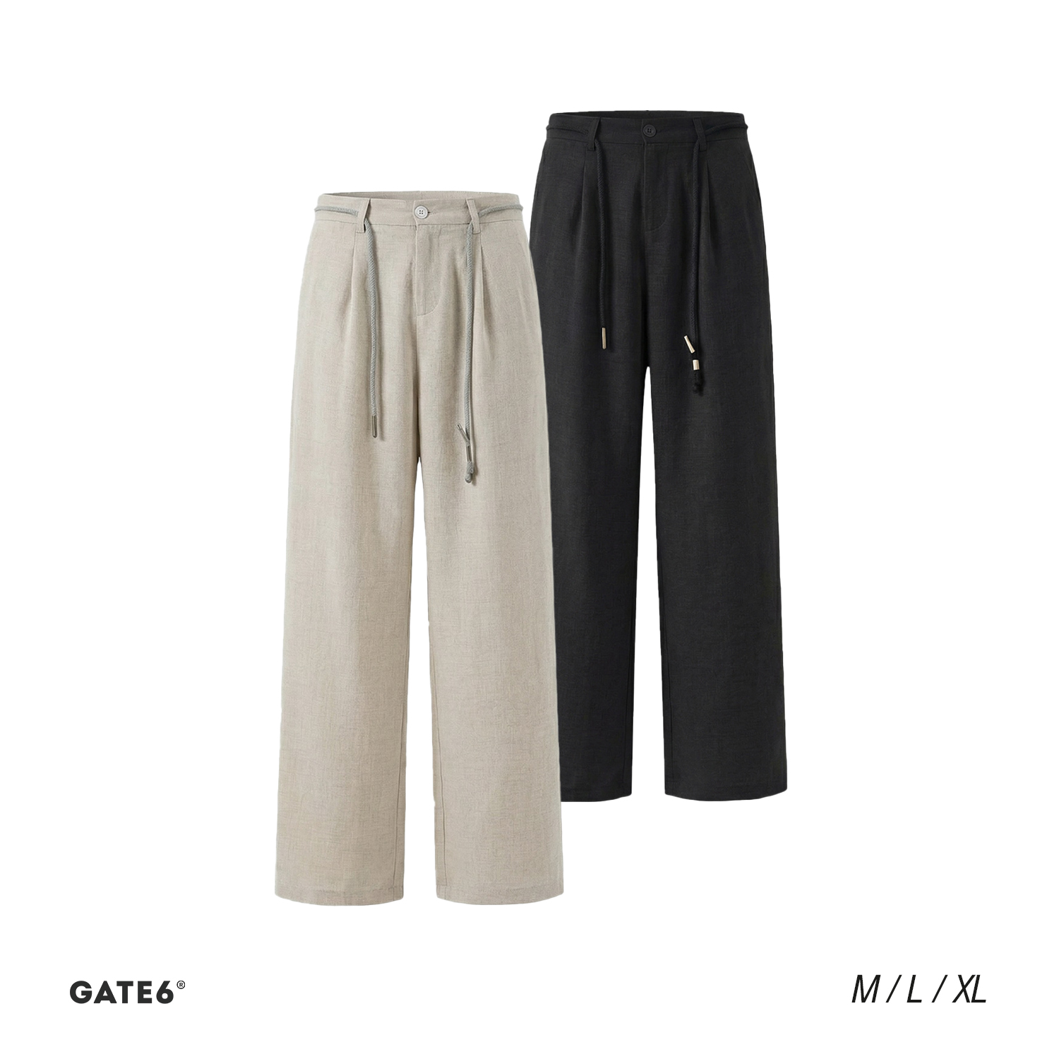 Quần HL linen dây rút 2713