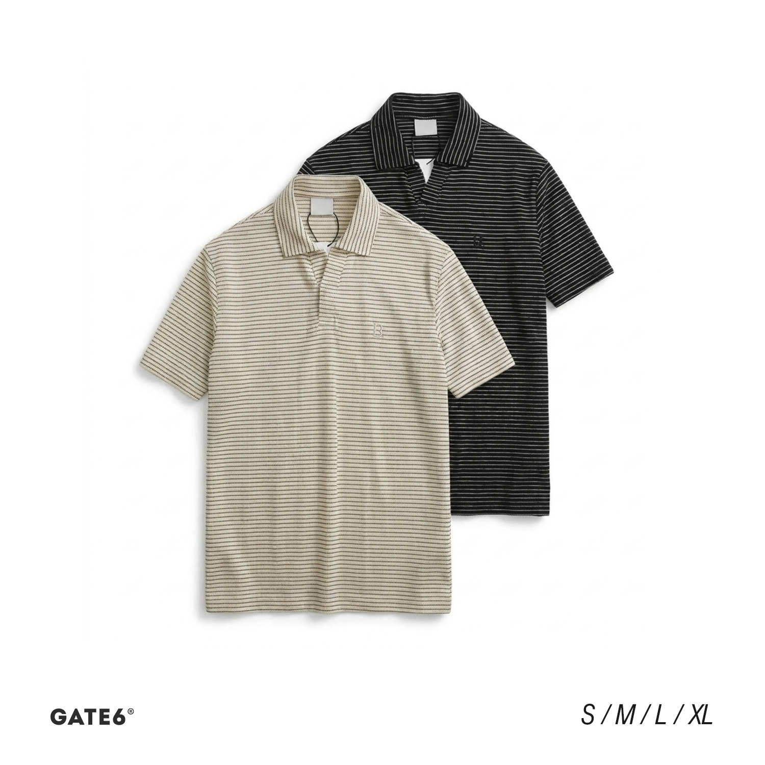 Polo BT kẻ cotton cổ v 830