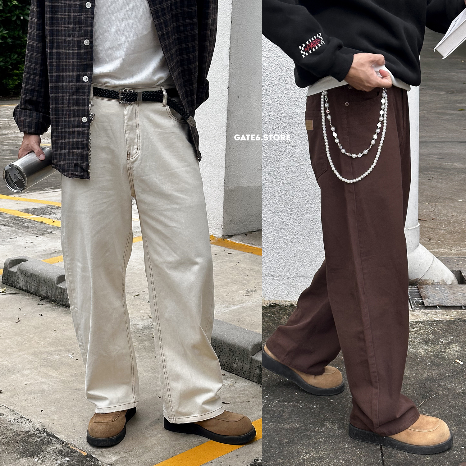 Jean HL barrel chỉ đậm 2743