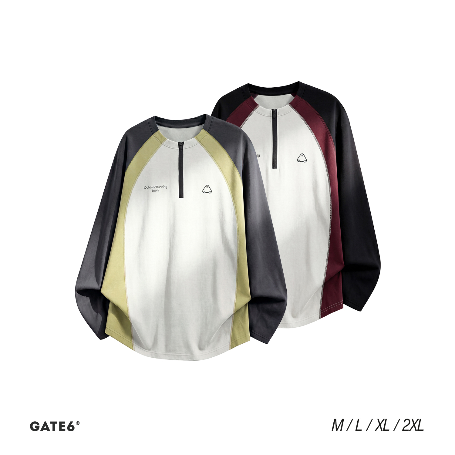 Thun HL henley zip Running 7317