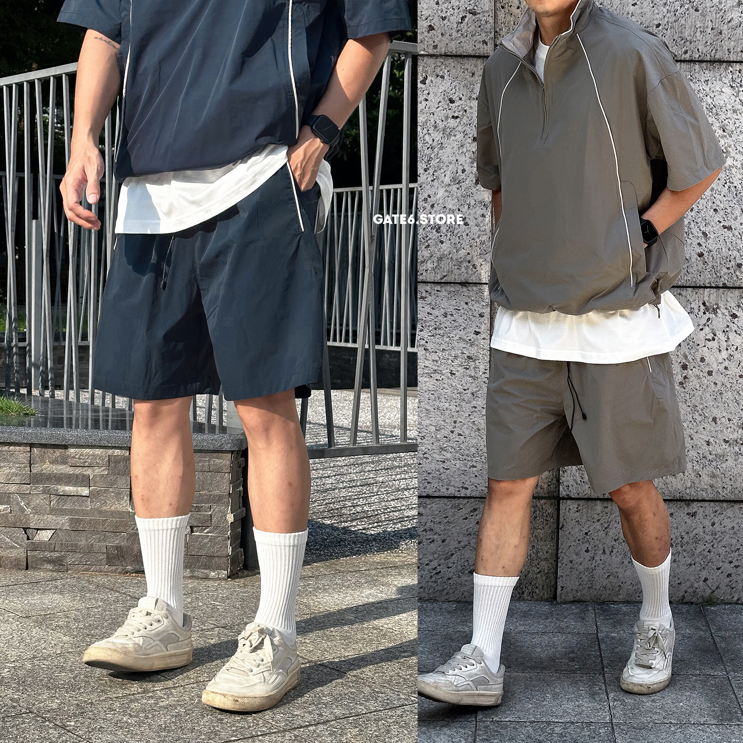 Short SL gió vạch mảnh 6709
