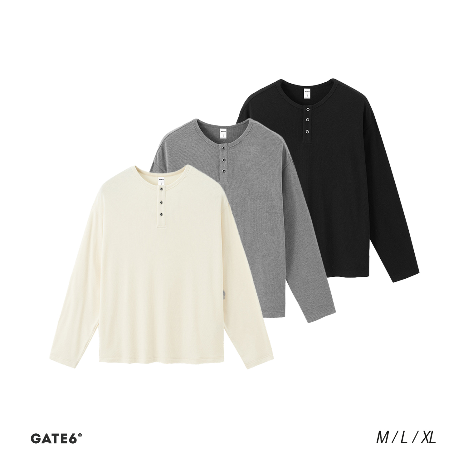 Thun IF henley trơn 3379