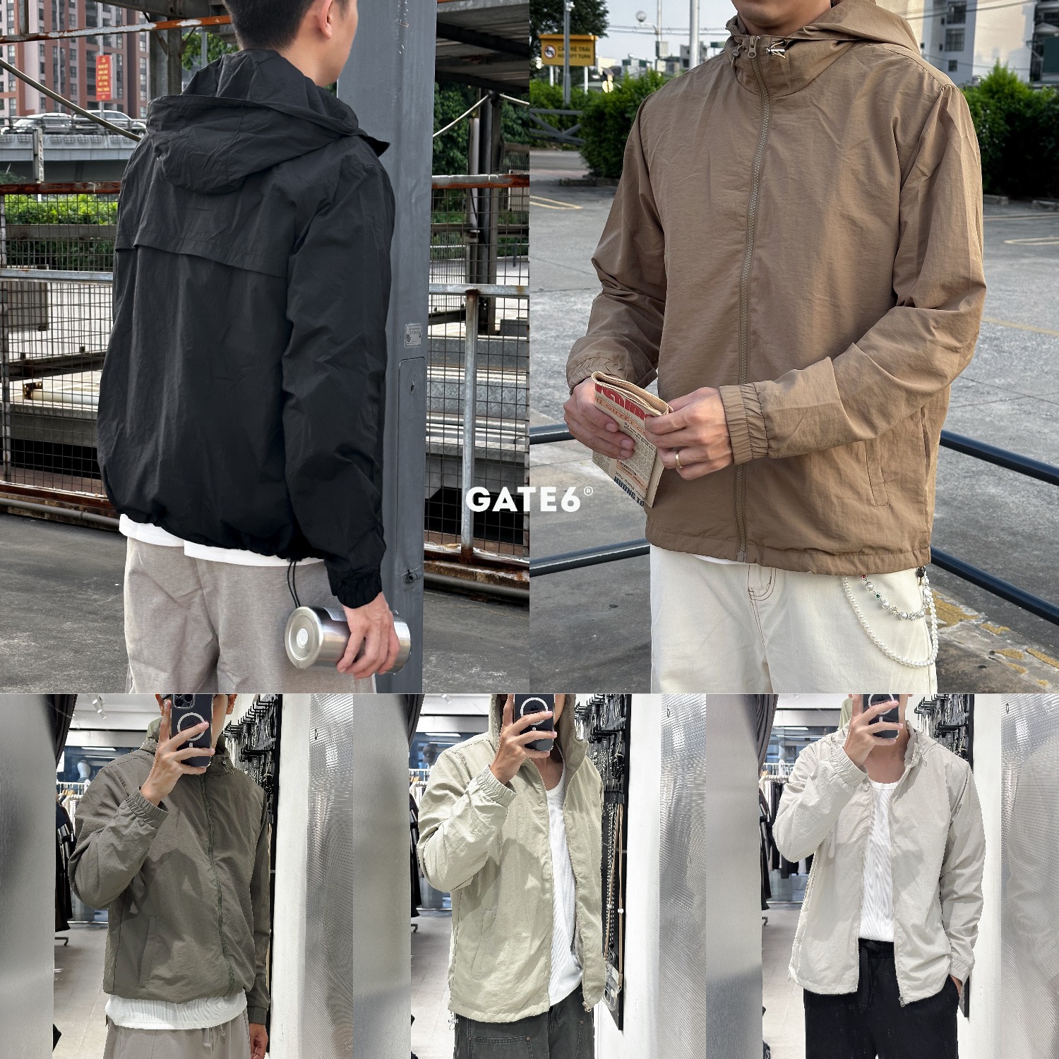 Khoác KAF gió 2 lớp 269