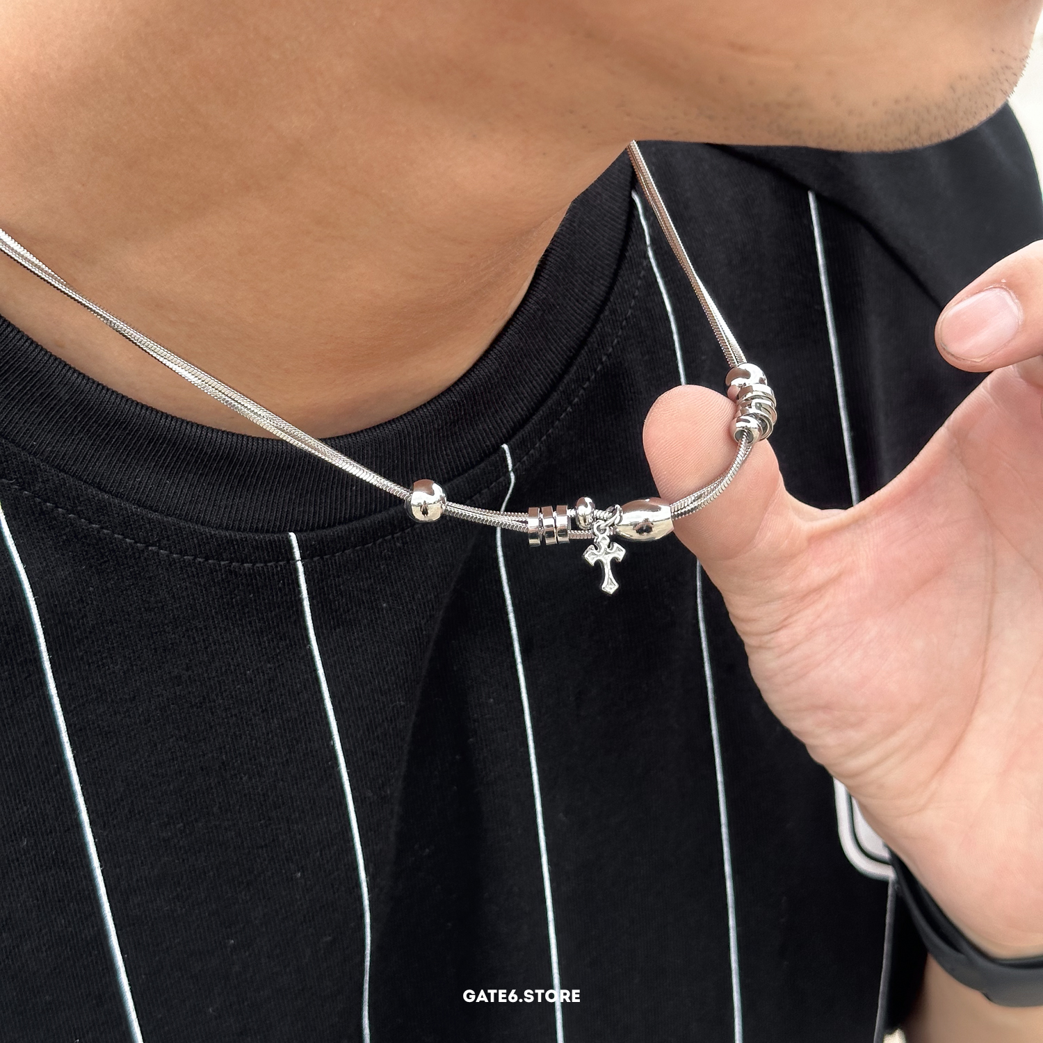 Vòng cổ JG Snake Cross A167