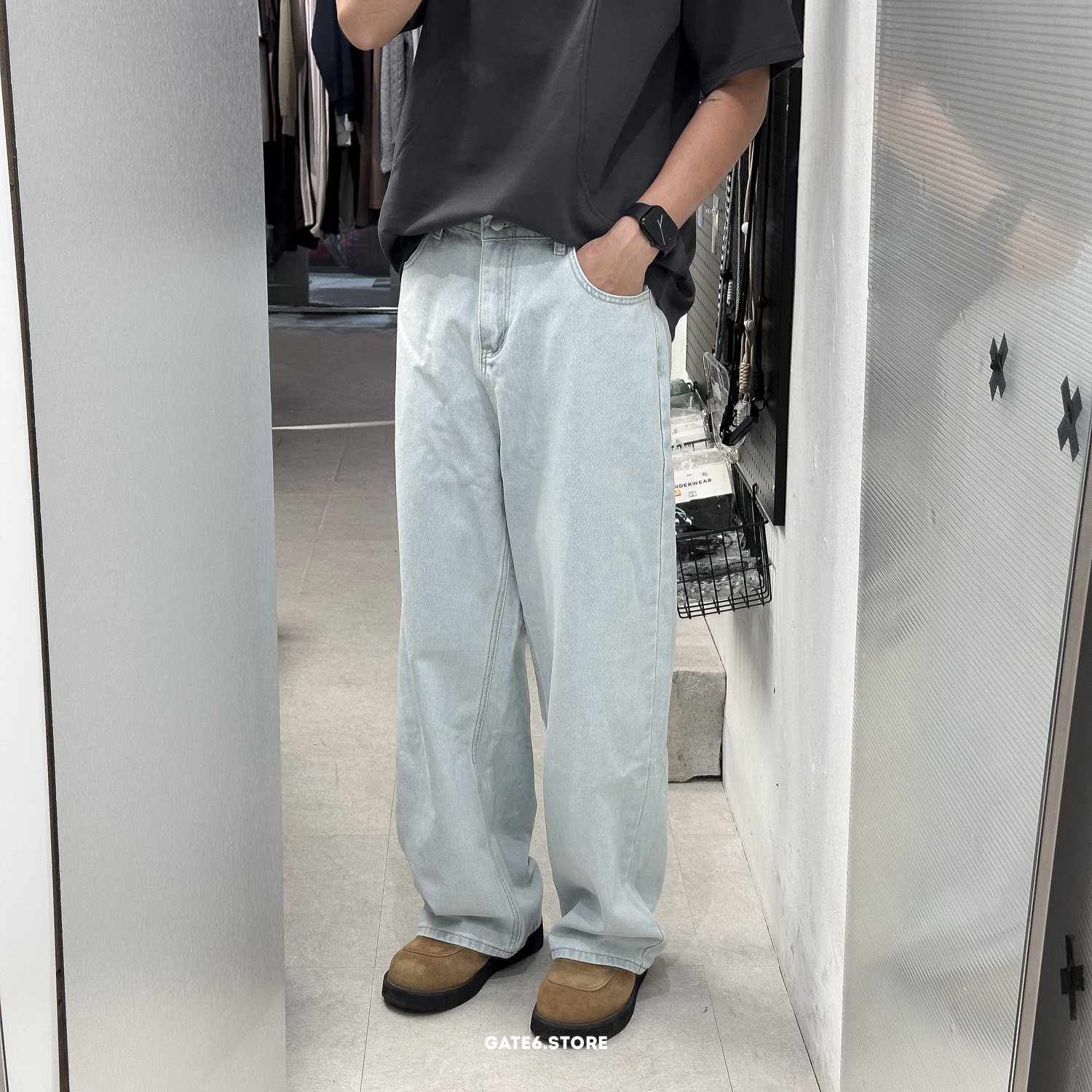 Jean HL straight trơn 2433