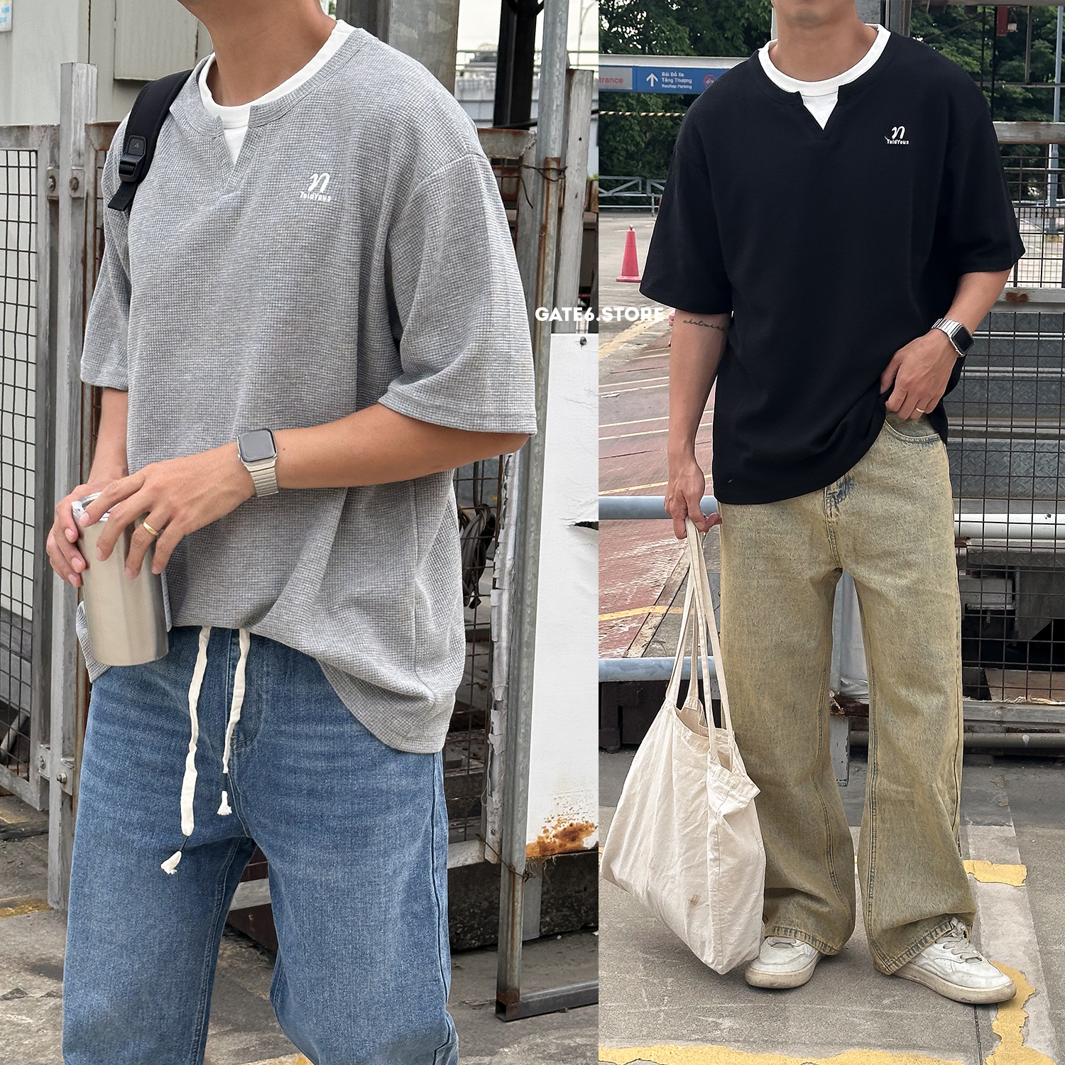Phông HL cổ V lót