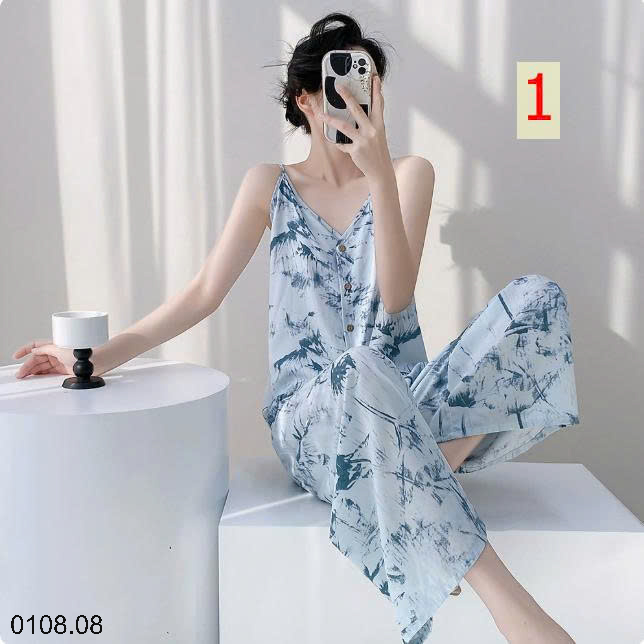 26HA0108.08 - BỘ LANH LỤA 2 DÂY QUẦN DÀI