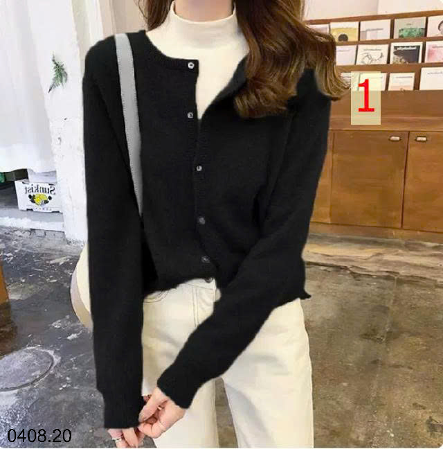 26HA0408.20 - ÁO LEN CARDIGAN NỮ