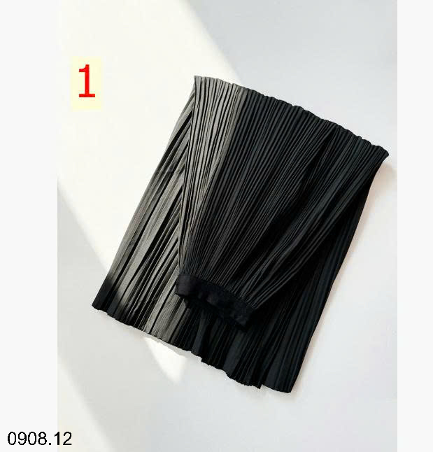 26HA0908.12 - CHÂN VÁY MIDI XẾP LY ANNA