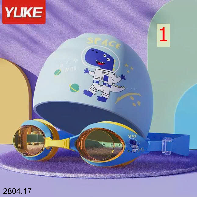 26HA2804.17 - SET MŨ KÈM KÍNH BƠI YUKE CHO BÉ