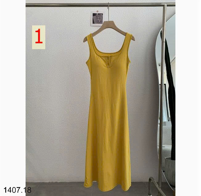 26HA1407.18 - VÁY BA LỖ DÁNG DÀI BASIC CHO NỮ